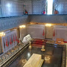 Inside the Mausoleum of Mohammed V